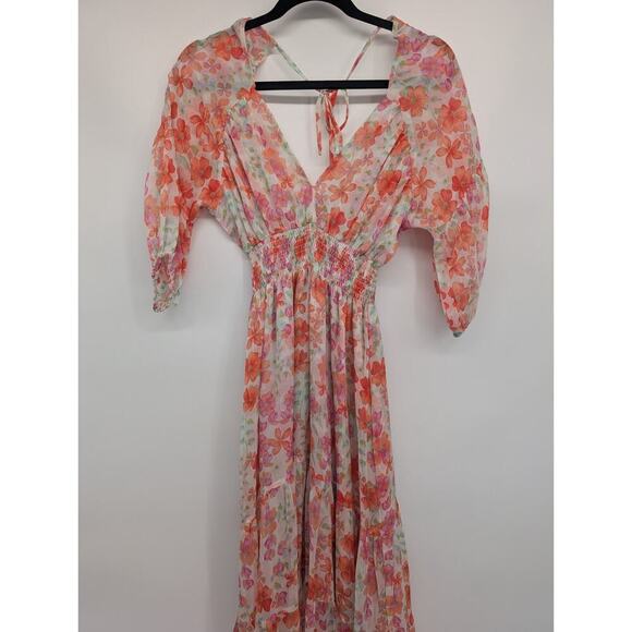 NWOT Misa Los Angeles Pippa Summer Maxi Dress Size XS Cora Flora #1B455 - Picture 5 of 12